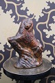 K&Co. presents: 
Antique 
Bornholm 
ceramic piggy 
bank in the 
shape of a lion 
with original 
painting...
