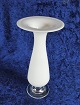 Antikkram 
presents: 
Holmegaard 
glass art. 
Balustra 
vase/candlestick 
of milk white 
glass 22.5cms.