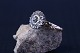 Antik Huset 
presents: 
Elegant 
ladies' ring in 
8 Karat white 
gold, stamped 
333. Size 52