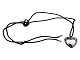 Antik K 
presents: 
Georg 
Jensen sterling 
silver
Heart pendant 
and necklace by 
Henning Koppel