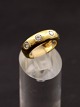 Middelfart 
Antik presents: 
Gold 
plated sterling 
silver ring 
with clear 
stones
