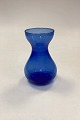 Danam Antik 
presents: 
Blue 
Flower Bulb 
Vase Holmegaard 
/ Kastrup / 
Fyens Glass 
Works