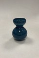 Danam Antik 
presents: 
Gray-blue 
Opaque Flower 
Bulb Vase 
Holmegaard / 
Kastrup /Fyens 
Glassworks