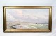 Osted Antik & 
Design 
presents: 
Oil 
Painting On 
Canvas - 
Coastal 
Landscape - 
Alfred Theodor 
Olsen - Circa 
1900
