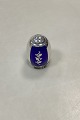 Danam Antik 
presents: 

Volmer 
Bahner Sterling 
Silver Salt 
Shaker Blue 
Enamel