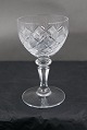 Antikkram 
presents: 
Christiansborg 
Danish crystal 
glassware with 
faceted stem. 
Port wine 
glasses 10cm