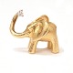 Aabenraa 
Antikvitetshandel 
presents: 
Ole 
Lynggard, 
Copenhagen, 
14kt gold 
elephant clasp 
with 0,1ct 
diamond. ...