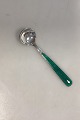 Danam Antik 
presents: 

Volmer 
Bahner Sterling 
Silver Salt 
Spoon green 
enamel