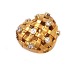 Aabenraa 
Antikvitetshandel 
presents: 
Ole 
Lynggaard 
Copenhagen 14kt 
gold Heart 
clasp with nine 
diamonds. Size: 
...