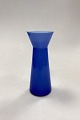 Danam Antik 
presents: 
Light Blue 
Opaque Flower 
Bulb Vase 
Holmegaard / 
Kastrup /Fyens 
Glassworks