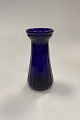 Danam Antik 
presents: 
Cobalt 
blue Flower 
Bulb Vase 
Holmegaard / 
Kastrup /Fyens 
Glassworks