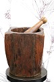 K&Co. presents: 
French 
19th century 
wooden mortar 
with a 
beautiful old 
patina, for 
crushing herbs 
and spices...