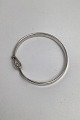 Danam Antik 
presents: 
Georg 
Jensen Sterling 
Silver Torun 
Bangle No. 204 
(Pavé Diamonds 
0,06 ct)