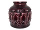 Antik K 
presents: 
Royal 
Copenhagen art 
pottery
Oxblood glaze 
vase with birds