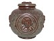 Antik K 
presents: 
Royal 
Copenhagen art 
pottery
Lidded bowl 
with faces by 
Jais