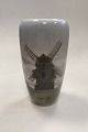 Danam Antik 
presents: 
Royal 
Copenhagen Vase 
with Old Mill 
No. 1851/1049