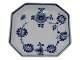 Antik K 
presents: 
Blue 
Fluted Plain
Small square 
dish 12.2 cm.