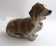 Lundin Antique 
presents: 
Royal 
Copenhagen. 
Porcelain 
figure. Basset 
hound. Model 
356. Length 17 
cm. (2 quality)