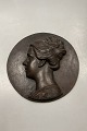 Danam Antik 
presents: 
Danish 
Silhouet 
Portrait Young 
Lady in Bronze 
Signed by A.S. 
Jag 23