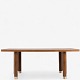Roxy Klassik 
presents: 
Danish 
cabinetmaker
Large 'Art 
Deco' dining 
table/desk in 
patinated oak 
with curved ...