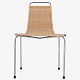 Roxy Klassik 
presents: 
Poul 
Kjærholm / E. 
Kold 
Christensen.
PK 1 - Chair 
in matt chromed 
steel with seat 
and ...