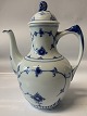 Antik Huset 
presents: 
Blue 
painted Blue 
Fluted Coffee 
Pot / Mocha Pot
Dec. No. 413.