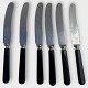 Moster Olga - 
Antik og Design 
presents: 
Raadvad
6 Knives with 
black handles
*DKK 125 in 
total