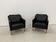 MR Retro Design 
presents: 
Nielaus 
lounge chairs 
brand Jeki 
specially 
designed in 
black 
semi-aniline 
leather ...