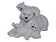 Antik K 
presents: 
Royal 
Copenhagen 
figurine
Polar bear 
with three cubs