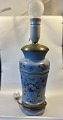 Stentoft Antik 
presents: 
TWO 
beautiful old 
Periwinkle 
Bristol table 
lamps made of 
blue opal 
glass, hand 
painted ...
