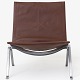 Roxy Klassik 
presents: 
Poul 
Kjærholm / E. 
Kold 
Christensen
PK 22 - 
Armchair in 
brown leather 
with chromed 
...