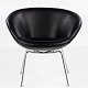 Roxy Klassik 
presents: 
Arne 
Jacobsen / 
Fritz Hansen
AJ 3318 - 
'Gryden' 
armchair in 
black King 
leather with 
...
