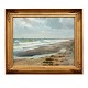 Aabenraa 
Antikvitetshandel 
presents: 
Michael 
Ancher, 
1849-1927, 
Skagen, oil on 
canvas. 
"Landscape, 
ocean with ...