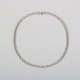 L'Art presents: 
Italian 
necklace in 
sterling 
silver.