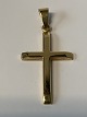 Antik Huset 
presents: 
Gold cross 
in 9 carat 
gold, Simple 
design and 
stamped H.S. 
375.