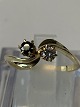 Antik Huset 
presents: 
Women's 
ring with 
diamond and a 
blue sapphire, 
in 18 carat 
gold.
Size: 54