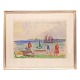 Aabenraa 
Antikvitetshandel 
presents: 
Jens 
Søndergaard, 
1895-1957, 
water color. 
Landscape 
signed and 
dated 1945. ...