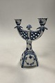 Danam Antik 
presents: 
Royal 
Copenhagen Blue 
Fluted Full 
Lace Two-Armed 
Candelabra No 
506 / No 1169