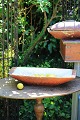 K&Co. presents: 
Swedish 
rustic 19th 
century wooden 
dish with 
original color 
and a really 
nice patina...