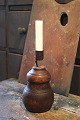 K&Co. presents: 
Antique 
Swedish 
candlestick 
from the 19th 
century in wood 
with wrought 
iron candle 
holder and a 
...