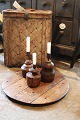 K&Co. presents: 
Swedish 
19th century 
round wooden 
plate with a 
really nice 
patina. Nice as 
a table plateau 
/ ...