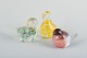 L'Art presents: 
Artglass 
Team, Finland, 
three bird 
figures in art 
glass.