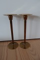 ViKaLi 
presents: 
2 
beautiful 
unique 
candlesticks, 
made in massive 
brass
Made by hand
Design: P. H. 
J., ...
