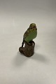 Danam Antik 
presents: 
Royal 
Copenhagen / 
Aluminia 
Ceramic 
Figurine of 
Budgerigar No. 
477/3188 Green