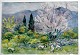Pegasus – Kunst 
- Antik - 
Design 
presents: 
Fristrup, 
Grete (1905 - 
1995): 
Landscape, Kos, 
Greece.