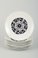 L'Art presents: 
Rosenthal 
plates 
“Hilton”.
Rosenthal 
Studio-Line 
porcelain 
plates, 9 
pieces.