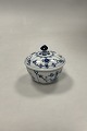Danam Antik 
presents: 
Royal 
Copenhagen Blue 
Fluted Plain 
Sugar Bowl No. 
155