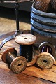 K&Co. presents: 
3 
decorative old 
vintage yarn 
spools with 
sewing thread 
with a super 
nice patina. 
Just fine as 
...