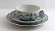 Lundin Antique 
presents: 
Bing & 
Grondahl. Blue 
painted. Teacup 
/ saucer and 
cake plate with 
lace border. 
Model ...