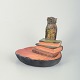 L'Art presents: 
Niels 
Norvil for 
Ipsens Enke, 
ceramic dish 
with owl, model 
250.